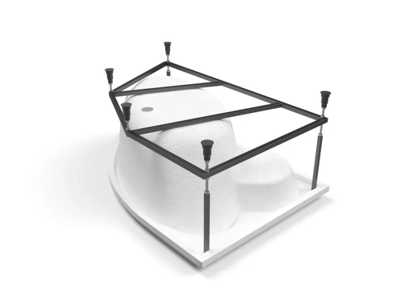 Ванна акриловая Cersanit Kaliope 153 x 100 см, асимметричная, белая, левая/правая 63441 (детальная фотография) index_1