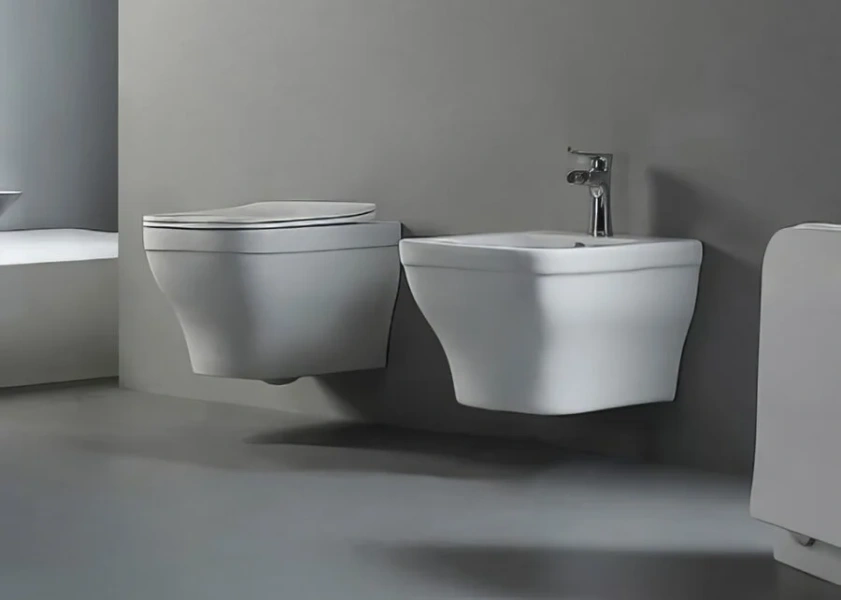 Биде подвесное Акватек Амадео белое AQ1663-00 (детальная фотография), прямоугольной формы