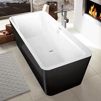 Ванна квариловая Villeroy & Boch Squaro Edge 12 180х80 см черный графит
