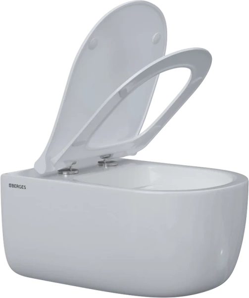 Унитаз с инсталляцией BERGES Novum кнопка L5 SoftTouch 043204 (детальная фотография), с инсталляцией index_2