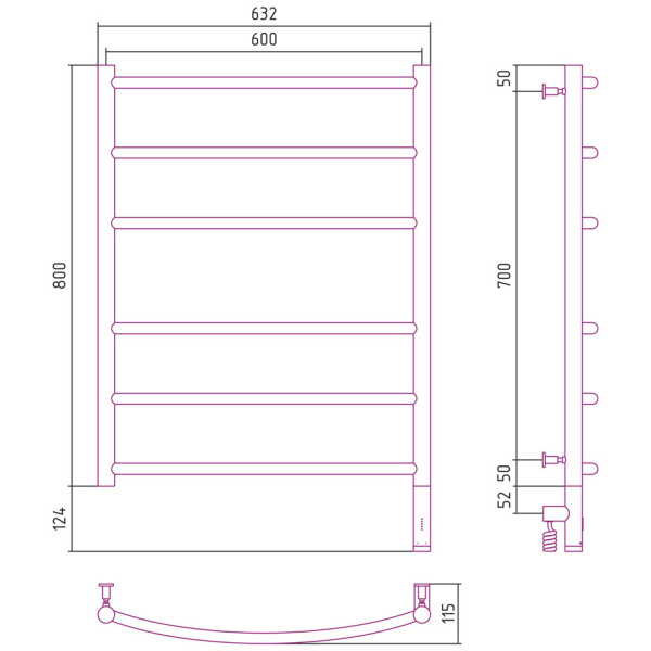Схема (детальная фотография), черный