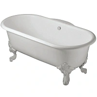 Чугунная отдельностоящая ванна Jacob Delafon Circe E2919N-00, 175 х 80 см, белая