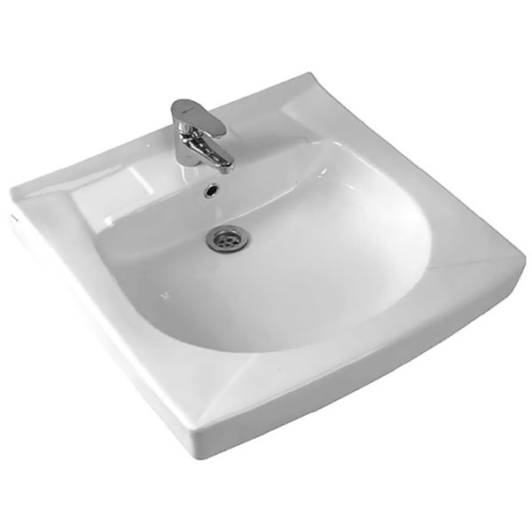 Раковина над стиральной машиной Santek Пилот 60 см с кронштейнами и сифоном 1.WH30.1.970 (детальная фотография)