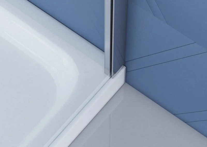 Душевой уголок BelBagno Due 120x90 см стекло прозрачное DUE-AH-1-120/90-C-CR (детальная фотография), 120х90