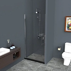 Душевая дверь в нишу BelBagno Uno 70 см стекло прозрачное