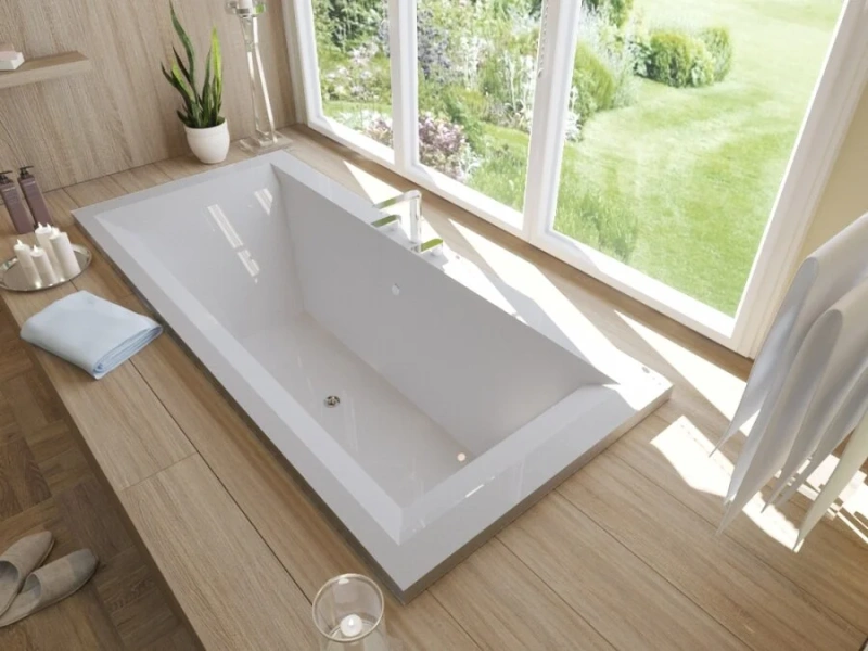 Ванна из литьевого мрамора Эстет Стелла 180x80 см белая глянцевая ФР-00002809 (детальная фотография), литьевой мрамор