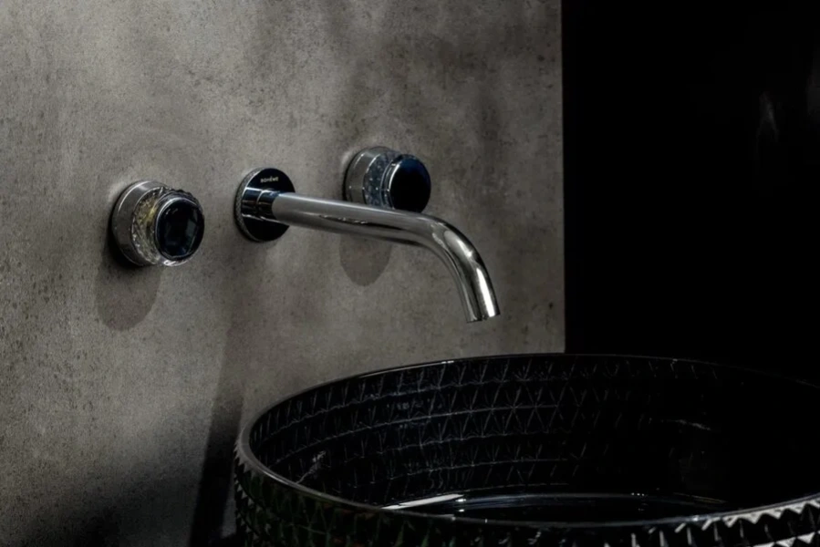 Смеситель для раковины Boheme Aura хром 152-2-CR-A (детальная фотография) index_1