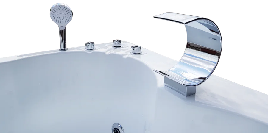 Ванна гидромассажная Royal Bath Hardon De Luxe RB083100DL, 200 x 150 см, белая (детальная фотография), с гидромассажем