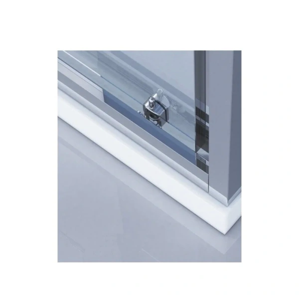 Душевая дверь в нишу BelBagno Due 140 см стекло прозрачное DUE-BF-1-140-C-Cr (детальная фотография), 140 см