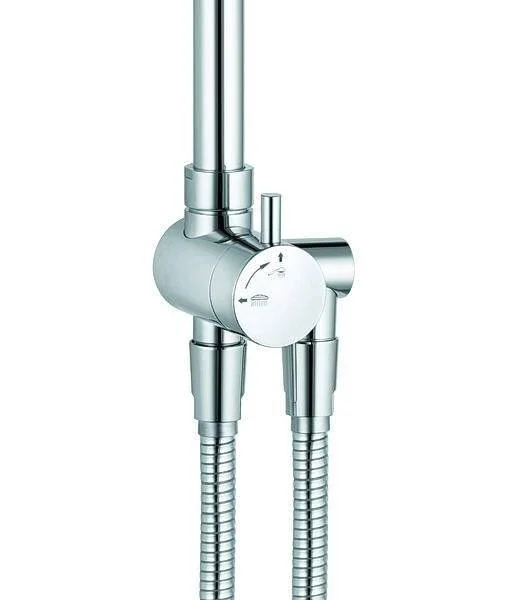Душевая стойка Kludi Freshline хром 6709005-00 (детальная фотография), современные, hi-tech