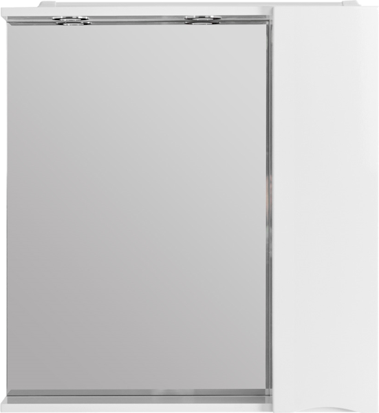 Зеркальный шкаф с подсветкой BelBagno Marino 80 см правосторонний MARINO-SPC-800/750-1A-BL-P-R (детальная фотография)