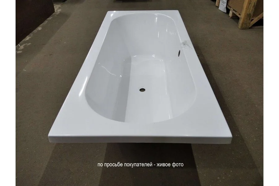 Ванна акриловая Relisan Katrin Гл000026032 170 х 75 см, белая (детальная фотография), 170х75