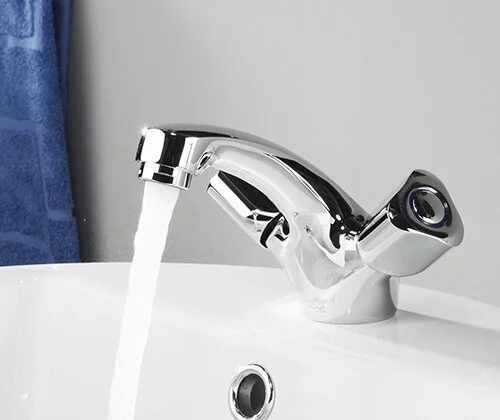 Смеситель для раковины WasserKRAFT Amper хром 2903 (детальная фотография), недорогие, округлая форма