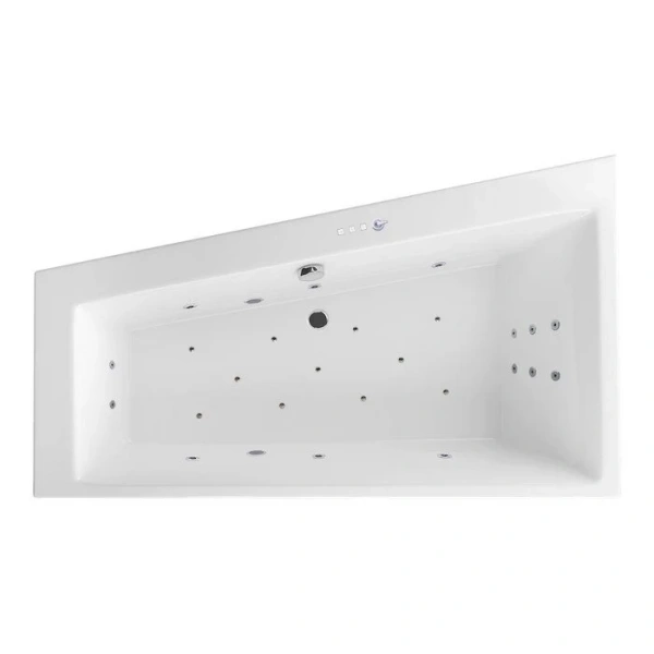 Ванна гидромассажная Excellent Sfera Ultra 170 x 100 см, левая, белый/хром, WAEX.SFL17.ULTRA.CR (детальная фотография)