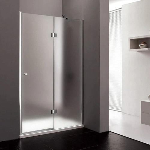 Душевая дверь в нишу Cezares Verona 100 см стекло рифленое Punto, правая - фото 2