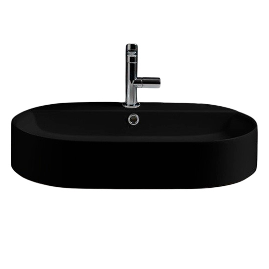 Раковина Kerasan Ciotola 65 см черная матовая 028531*1 (детальная фотография)