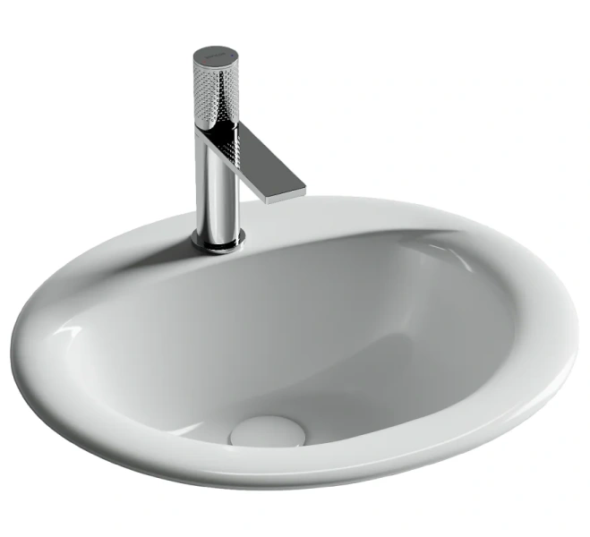 Раковина Ceramica Nova Sun 51.5 см встраиваемая CN6080 (детальная фотография)