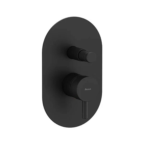 Смеситель для душа Ravak Espirit черный матовый - фото 3