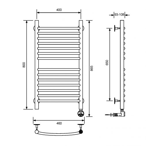Схема (детальная фотография), лесенка, вертикальные