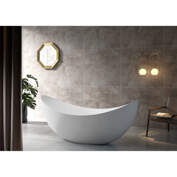 Акриловая ванна Abber 180х80 см белая AB9333 (детальная фотография), 180x80 см