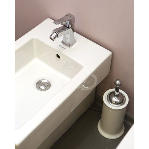 Смеситель для биде Hansgrohe Metris Classic с донным клапаном 31275000 (детальная фотография), для биде