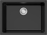 Мойка для кухни Omoikiri Okinoshima 61-U/I-BL 61 см черная