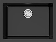 Мойка для кухни Omoikiri Okinoshima 61-U/I-BL 61 см черная