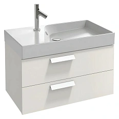 Тумба под раковину подвесная Jacob Delafon Rythmik 80 см белая глянцевая