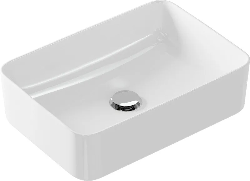 Раковина Style Line Crea 50 см белая СС-00002355 (детальная фотография), современные, hi-tech
