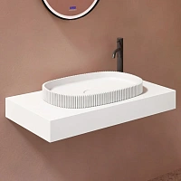 Раковина Abber Stein 55 см овальная