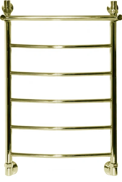 Полотенцесушитель водяной Ника Arc 80x50 см с полочкой ЛД ВП 80/50 бронза (детальная фотография)