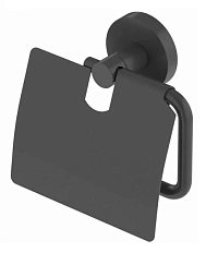 Бумагодержатель Cezares Relax черный матовый