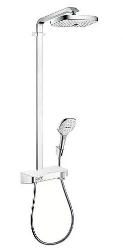 Душевая стойка Hansgrohe Raindance Select белый/хром - фото 2