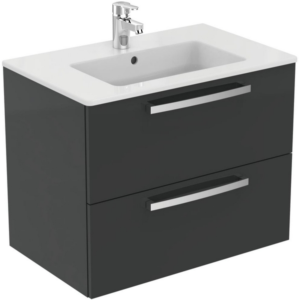 Тумба под раковину подвесная Ideal Standard Tempo 70 см серая E0537TI (детальная фотография)