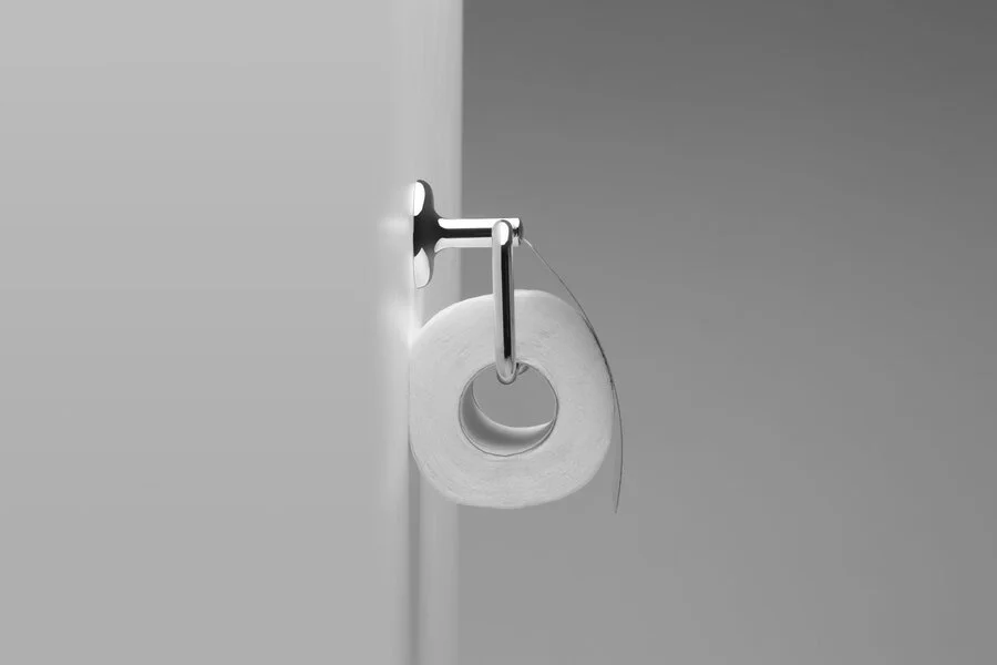 Держатель туалетной бумаги AM.PM Like с крышкой A80341500 (детальная фотография), металлические