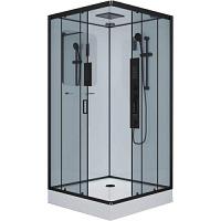 Душевая кабина Niagara Premium 100х100 см профиль черный матовый