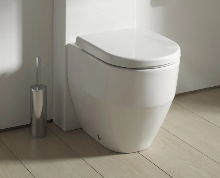 Чаша для унитаза-компакта Laufen Pro белая 8.2595.2.000.231.1 (детальная фотография), с бачком