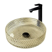 Раковина Abber Glas 40 см золото