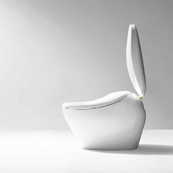 Унитаз напольный TOTO Neorest с электронным сиденьем CS901VR#NW1 (детальная фотография), приставные, встраиваемые