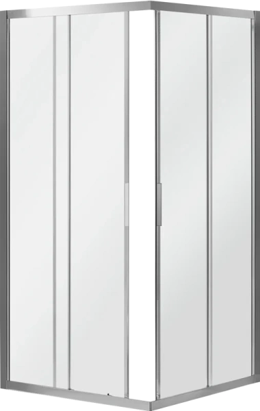 Душевой уголок BelBagno Sela 90х90 см стекло прозрачное SELA-A-2-90-C-Cr (детальная фотография), квадратные