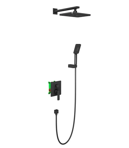 Душевой комплект черный Timo Torne SX-4319/03SM (детальная фотография)