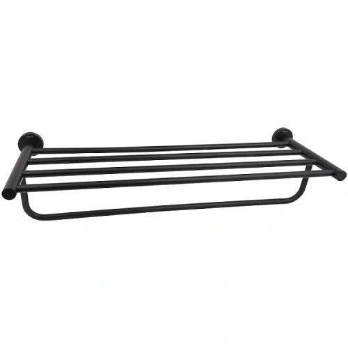 Полотенцедержатель Акватек Вега черный - фото 2
