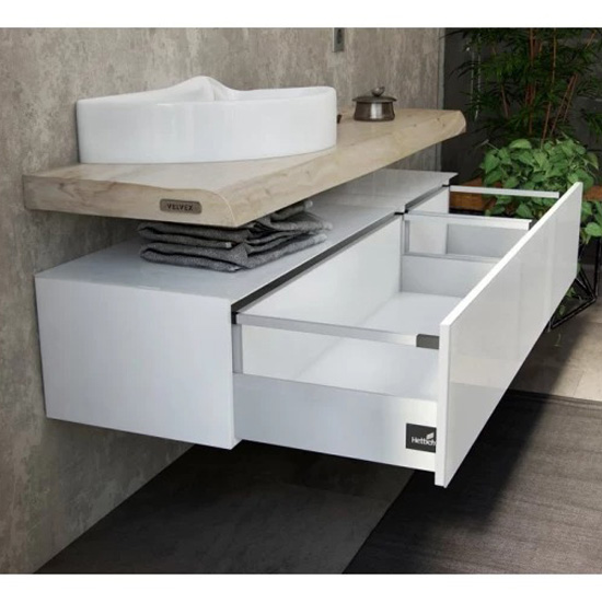 Мебель для ванной Velvex Felay под накладную раковину (детальная фотография), подвесная, пристенная