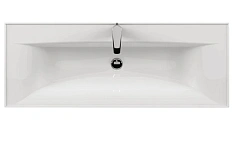 Раковина мебельная Акватон Айрис 120 см литой мрамор