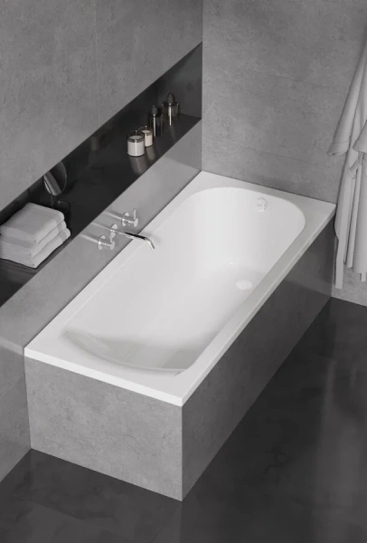 Ванна акриловая Alba Spa Sansara ВПР042000100, 170 x 75 см, цвет белый (детальная фотография), современныe, hi-tech