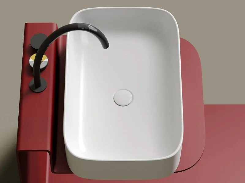 Раковина Ceramica Nova Element 60 см белая матовая CN6053MW (детальная фотография), 60 см