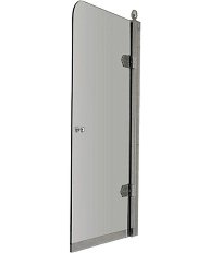 Душевая шторка правая, прозрачное стекло, фурнитура хром, Devon&Devon Savoy