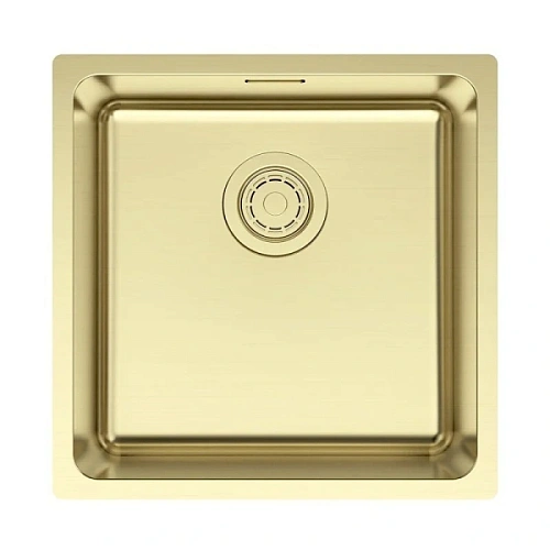 Мойка для кухни Paulmark Yuni 44 см светлое золото - фото 2