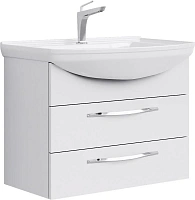 Тумба под раковину подвесная Aqwella Аллегро 75 см белая