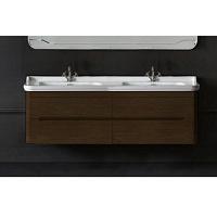 Тумба подвесная под раковину, цвет темный орех Kerasan Waldorf